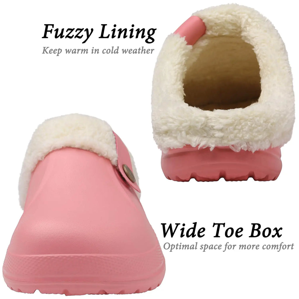 Waterproof Fur Slippers ✅