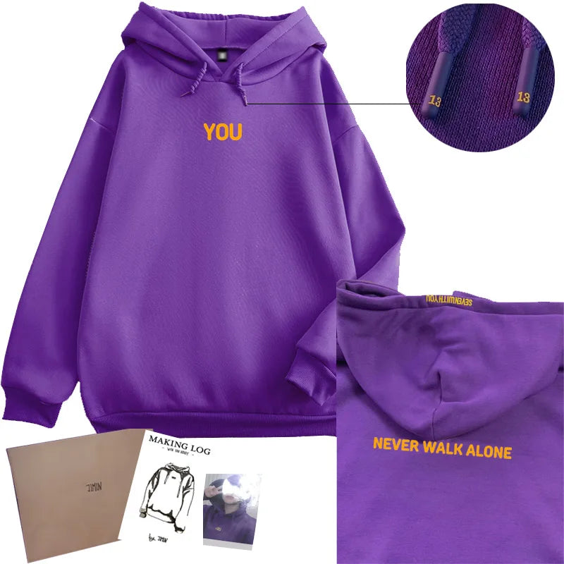 Original  Hoodie Printed Seven With You