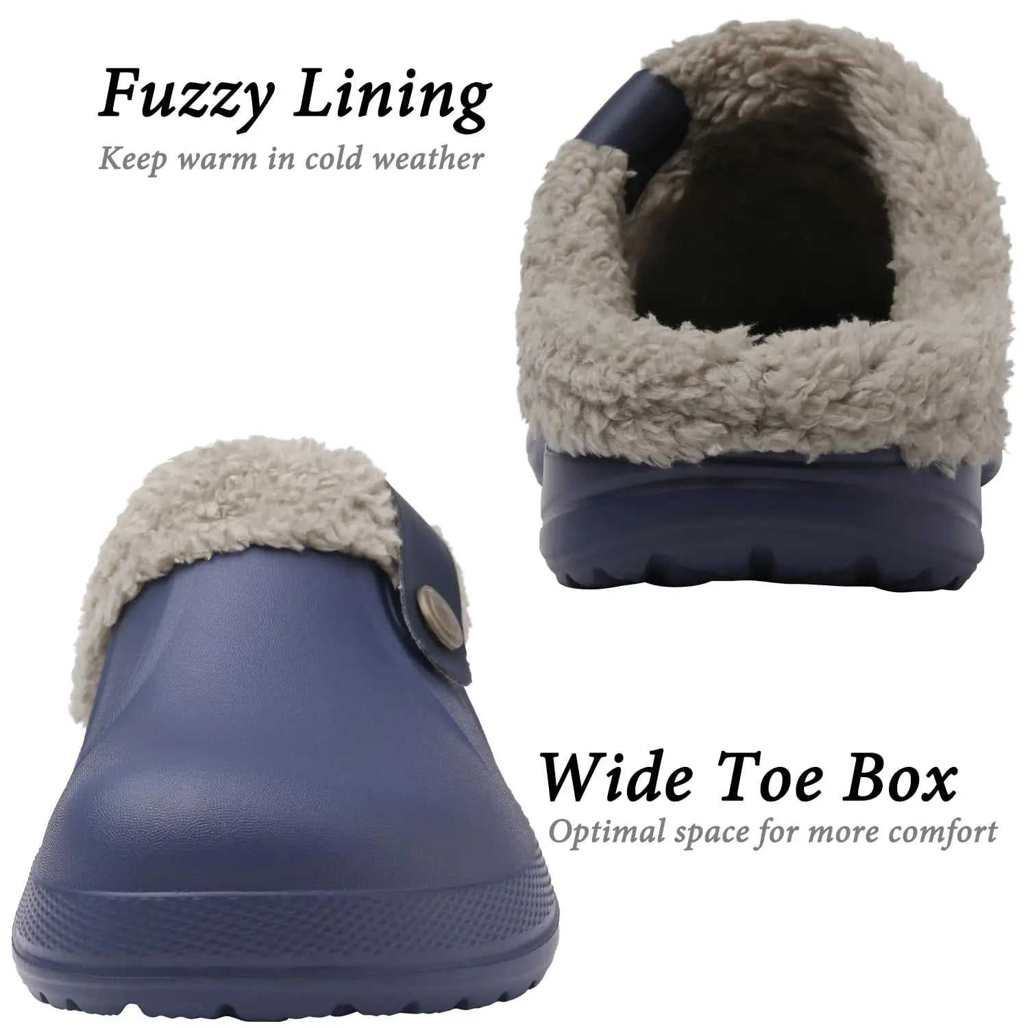 Waterproof Fur Slippers ✅
