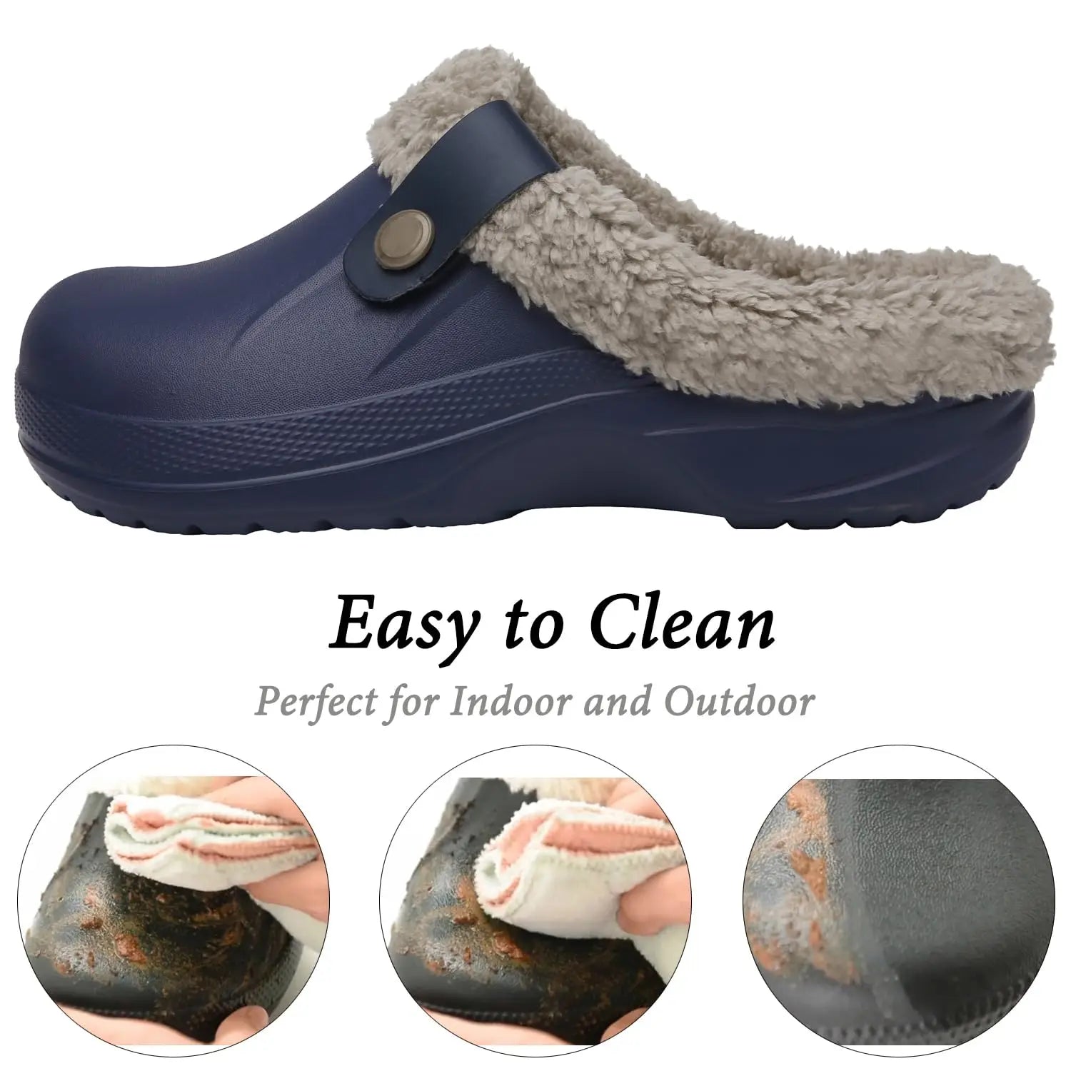 Waterproof Fur Slippers ✅