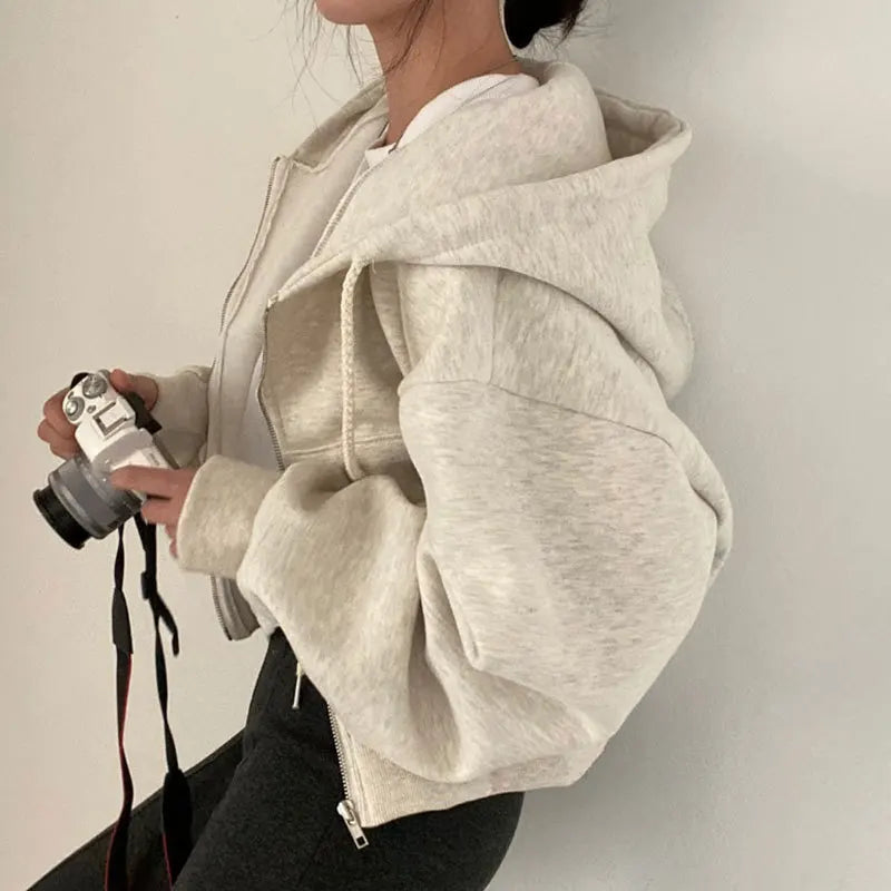 Casual Hood Sweatshirt Women