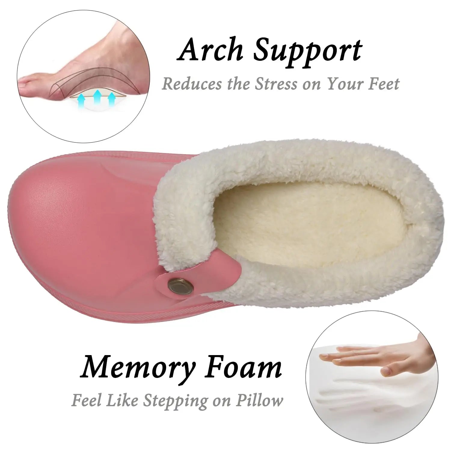 Waterproof Fur Slippers ✅