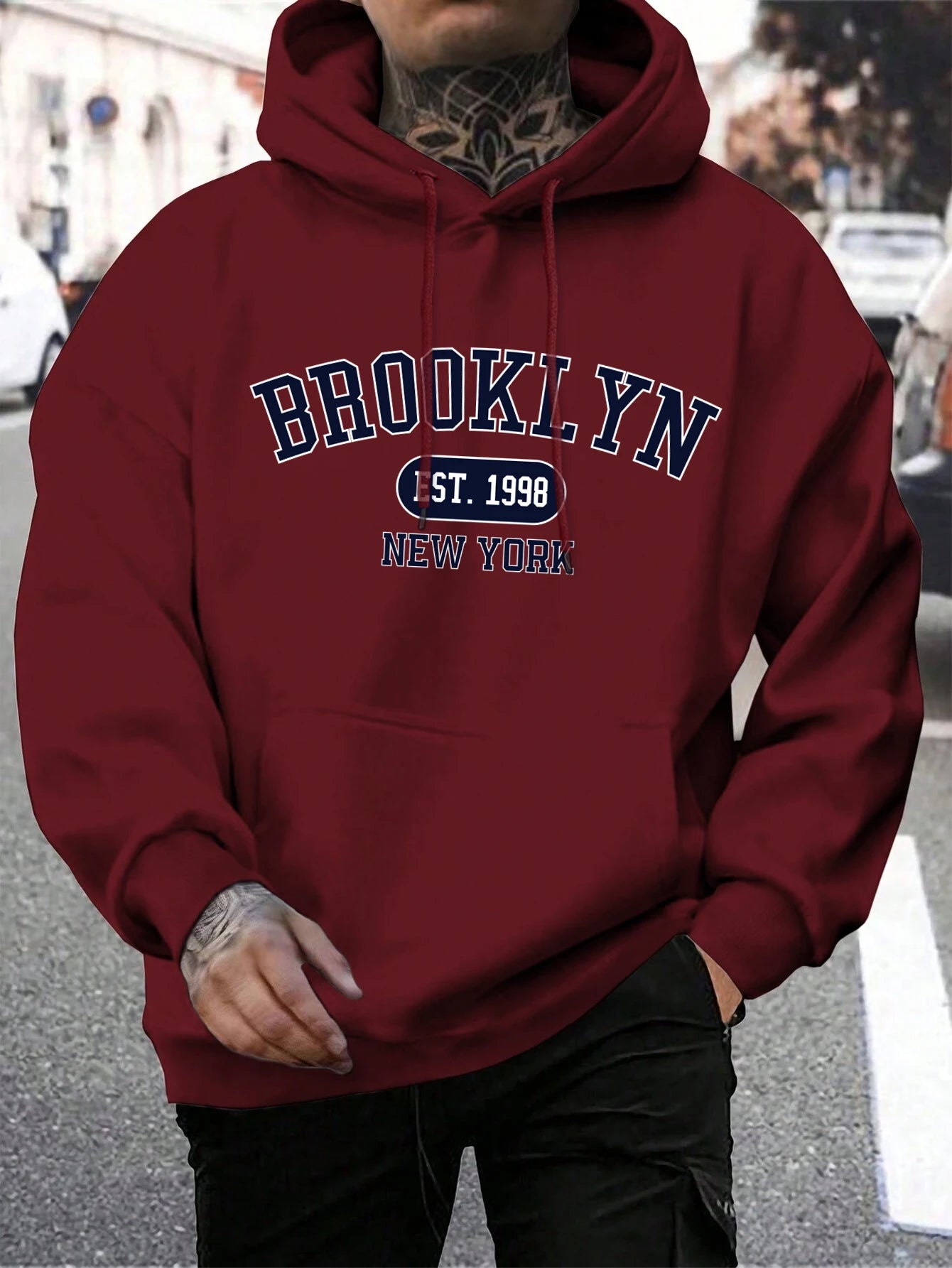 Brooklyn Print Hoodie