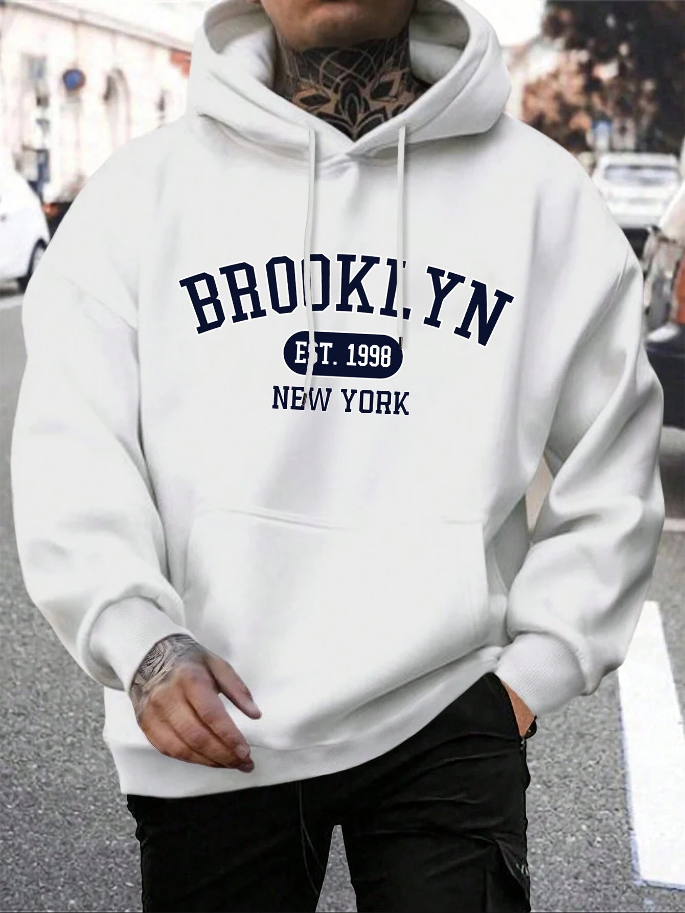 Brooklyn Print Hoodie