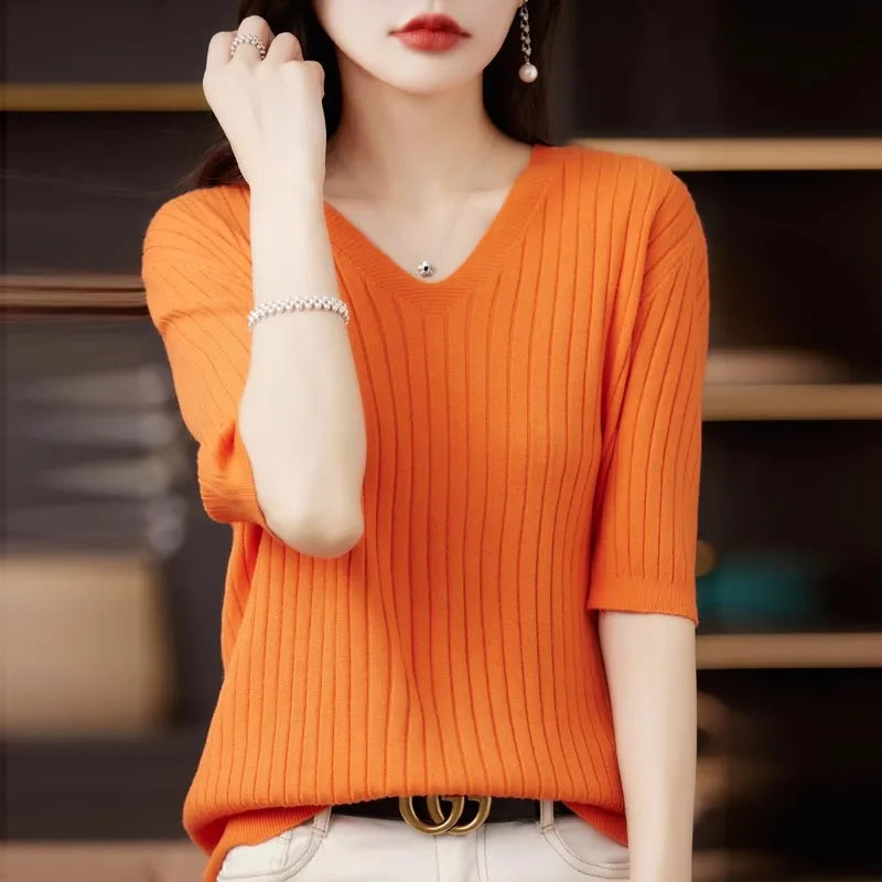 Women’s V-Neck Sweater