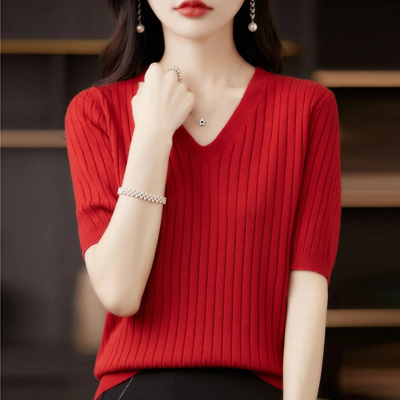 Women’s V-Neck Sweater