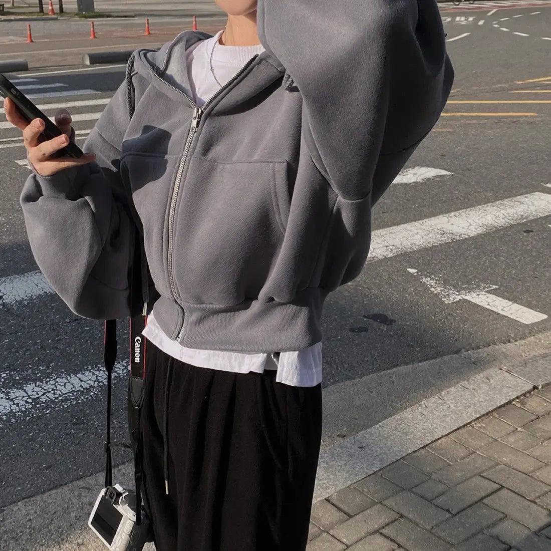 Casual Hood Sweatshirt Women
