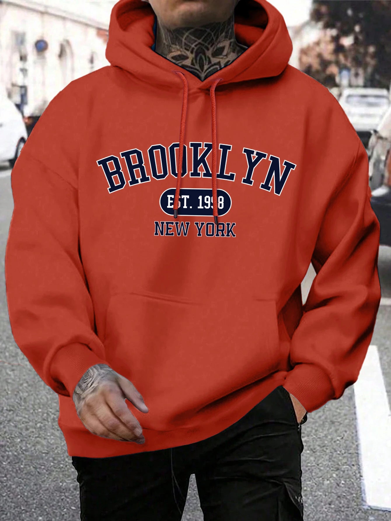 Brooklyn Print Hoodie